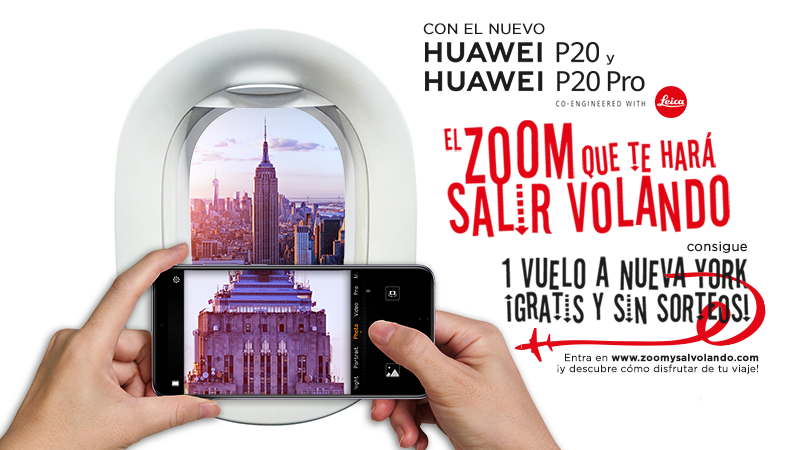 Hierro Creativo Huawei El zoom que te hará salir volando